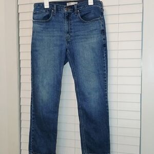 Levi Strauss Men's Athletic Straight-Leg Blue Jeans Size 34×30